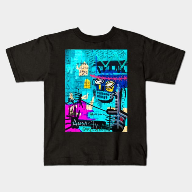 BASQUIAT TRIBUTE Kids T-Shirt by Basquiat